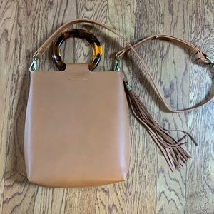 Anthropologie brown purse